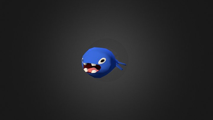 Whale Stuffed Animal 3D Model