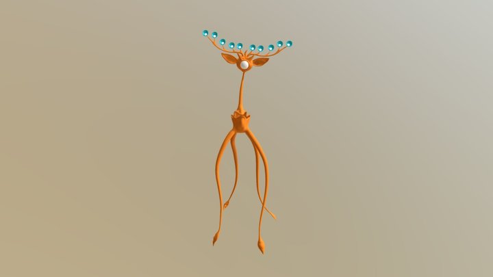 Tentacle Creature - Animation Test 3D Model