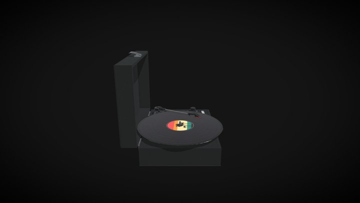 Turntable ION Audio Vinyl Transport 3D Model