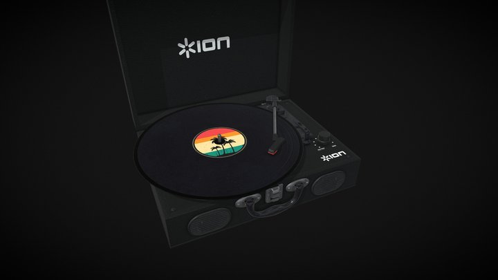 Turntable ION Audio Vinyl Transport 3D Model