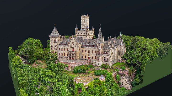 Marienburg Castle 3D Model