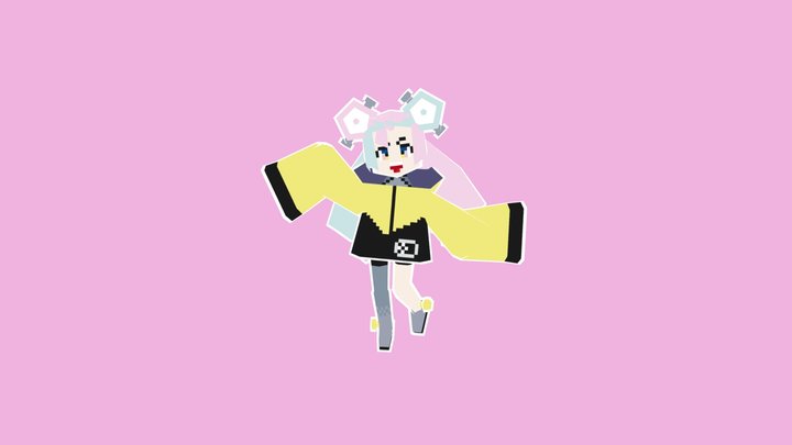 Lowpoly Iono 3D Model