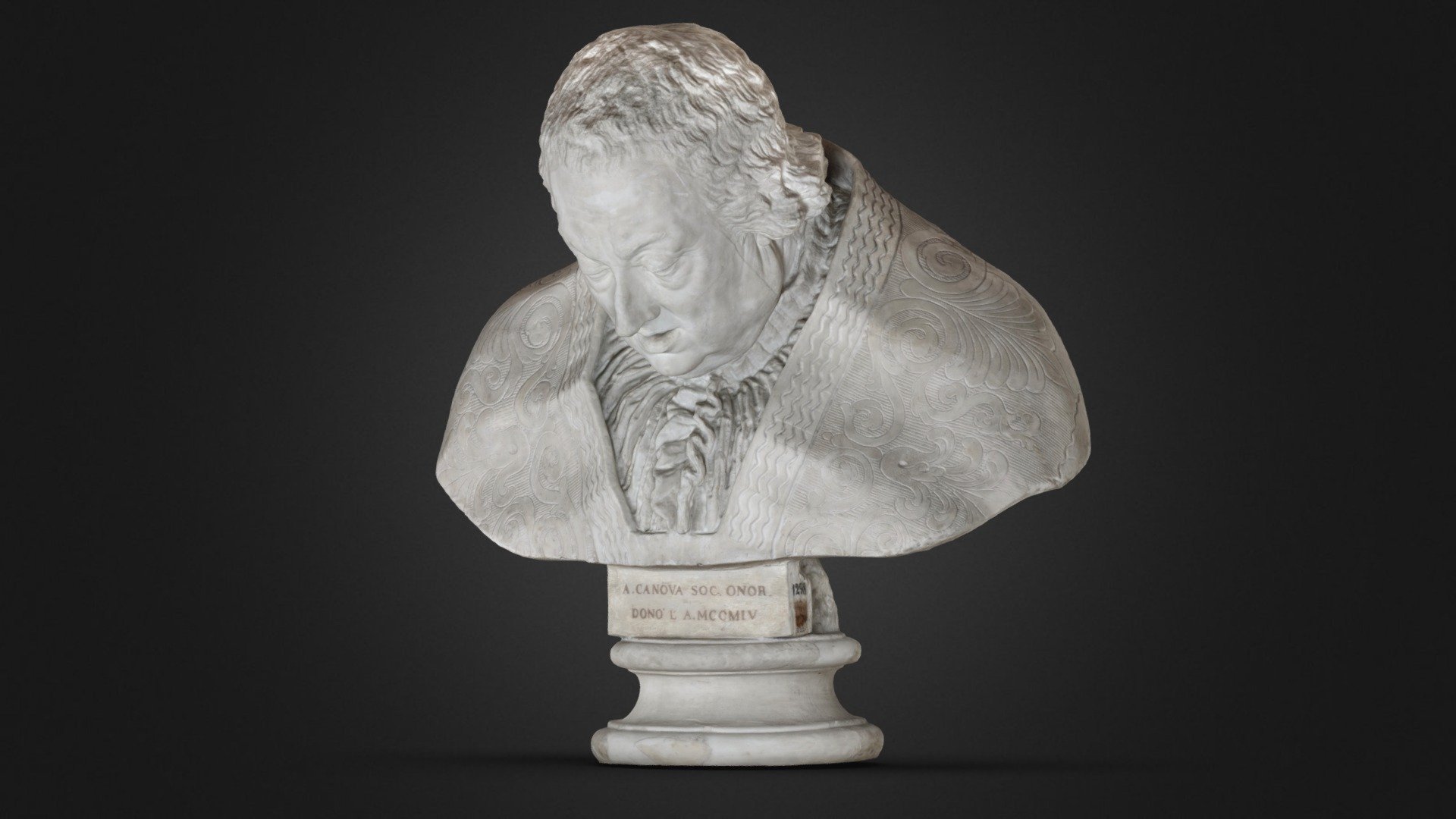 Busto di Papa Clemente XIII Rezzonico 3D model by RACCOLTE STORICHE