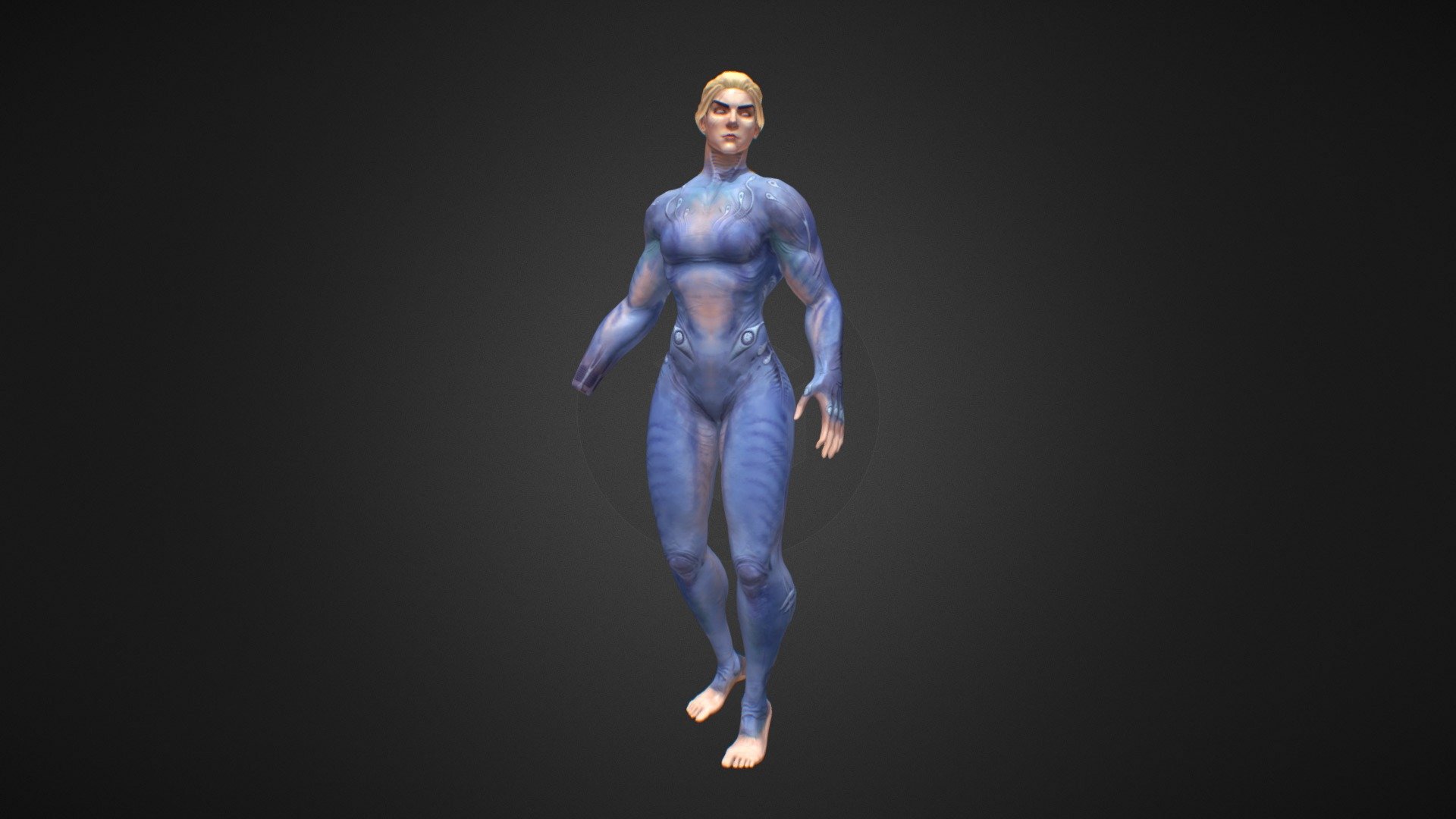 Samus Aran Zero Suit - 3D model by Bokhum [c7aaec0] - Sketchfab