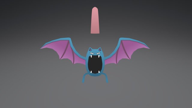 Pixelmon - Golbat Fly (V.1) 3D Model
