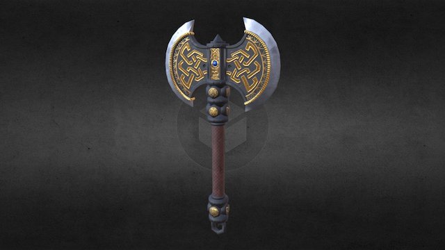 Dwarf Axe 3D Model