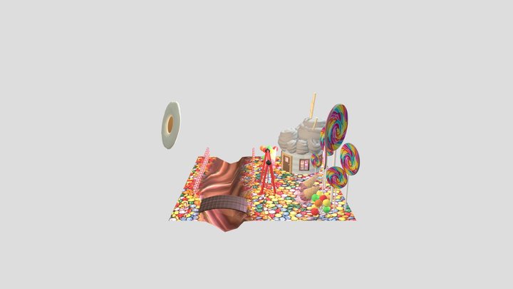 MyCartoonHouse_MariaDuarte 3D Model