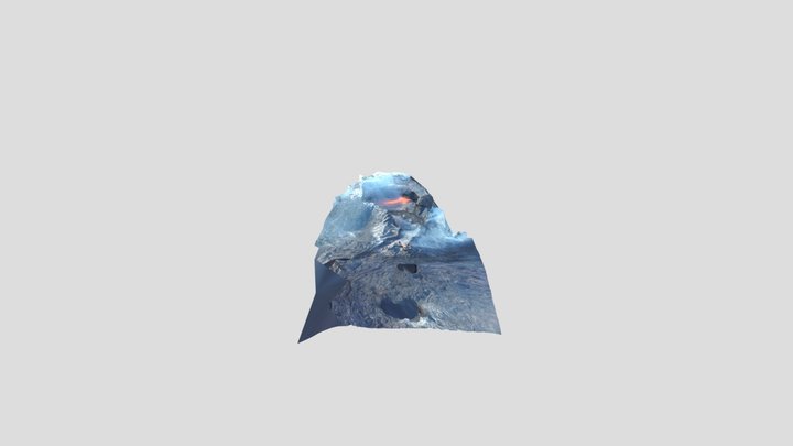 Iceland volcano eruption 2021 3D Model