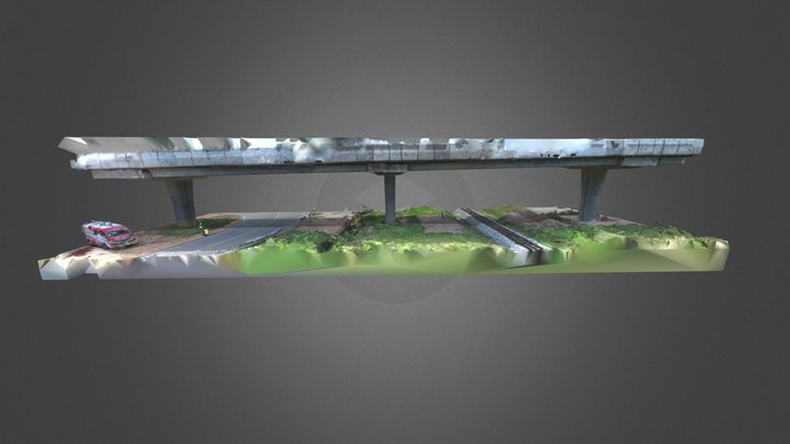 Sample Bridge Model 3D Model