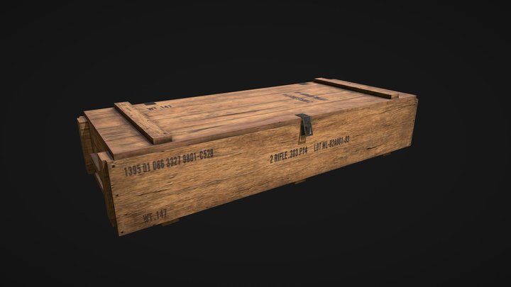 Weapon Crate 3D Model