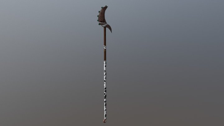 Spear weapon for Conan Exiles mod 3D Model