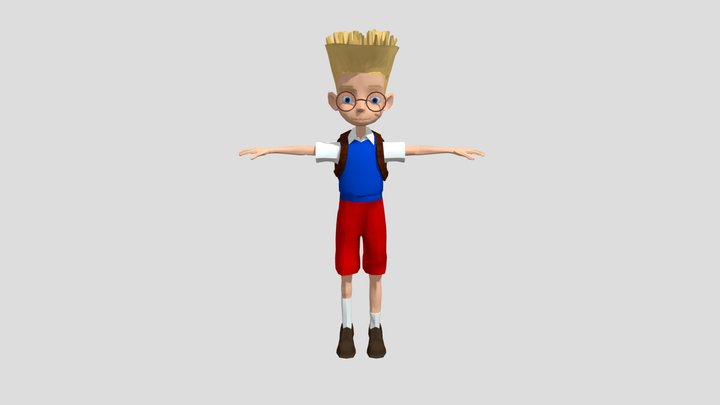 Lewis Robinson with backpack – Modello 3D gratuito STL