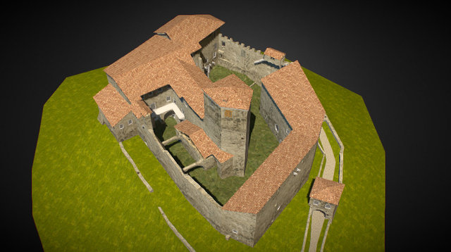 Belasi Castle 3D Model