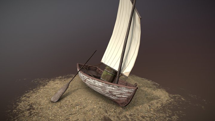 By the Ocean - 3 Simple Props 3D Model
