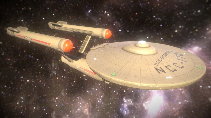 Star Trek Enterprise 001a 3D Model