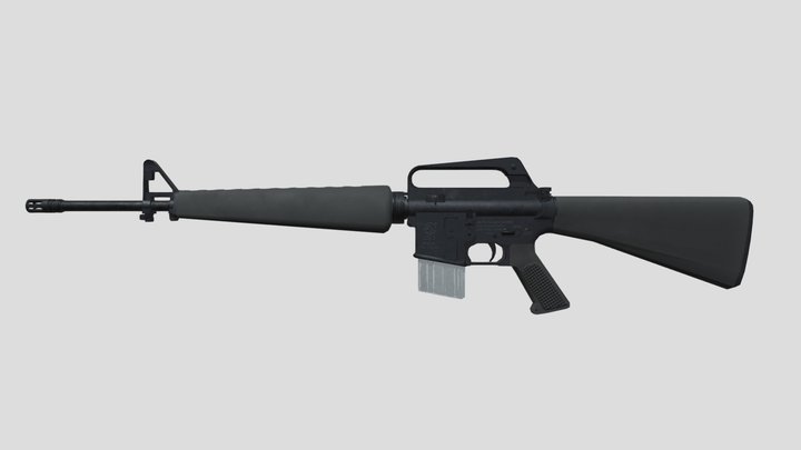 M16A1 3D Model