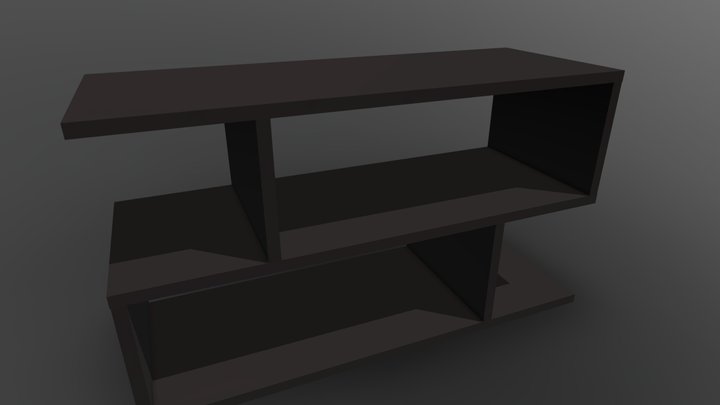 Modern Shelf 3D Model