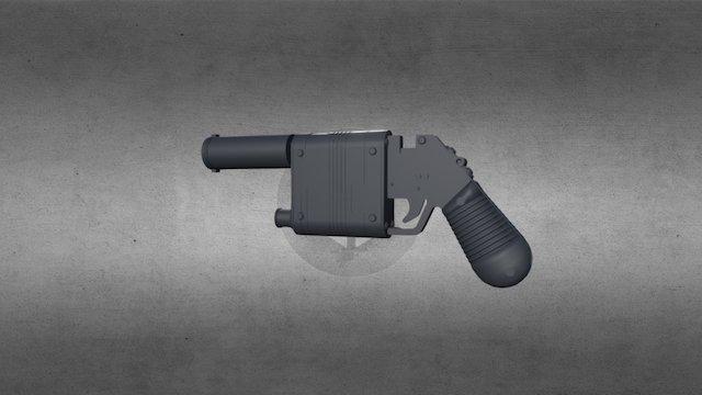 Rey's NN-14 Blaster Pistol 3D Model