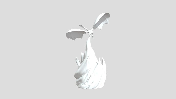 Dragon Lamp 3D Model
