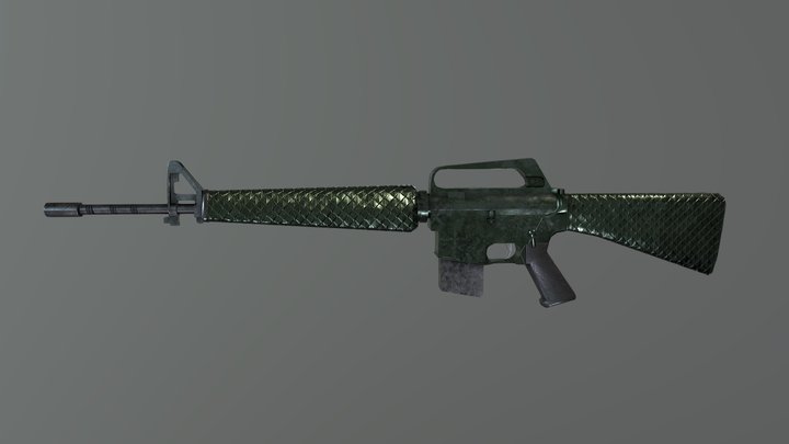 m16 3D Model