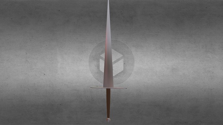 Simple Sword 3D Model
