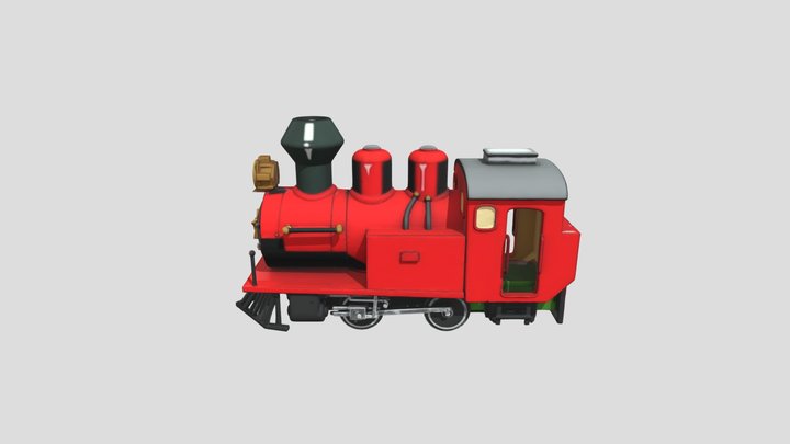 Mystery train engine 3D Model