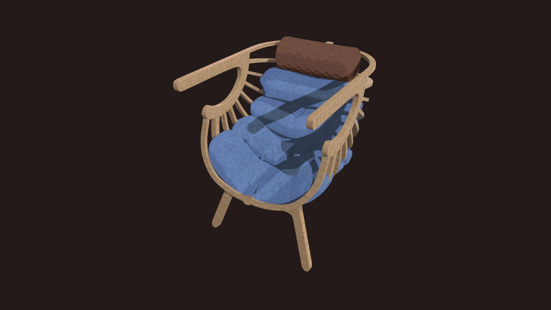 Plywood chair