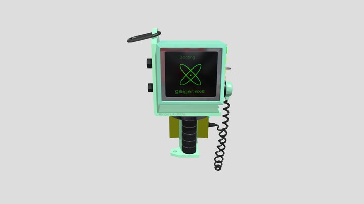 Geiger Counter Prop 3D Model