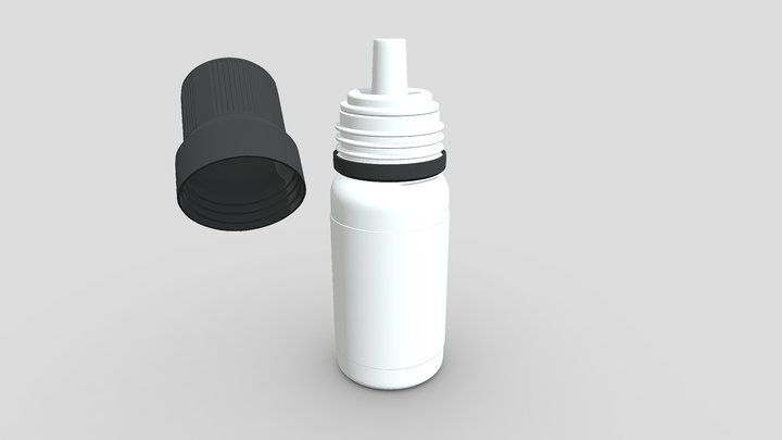 Vapor Liquid Dipper Bottle 3D Model