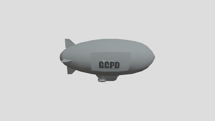 GCPD Blimp 3D Model