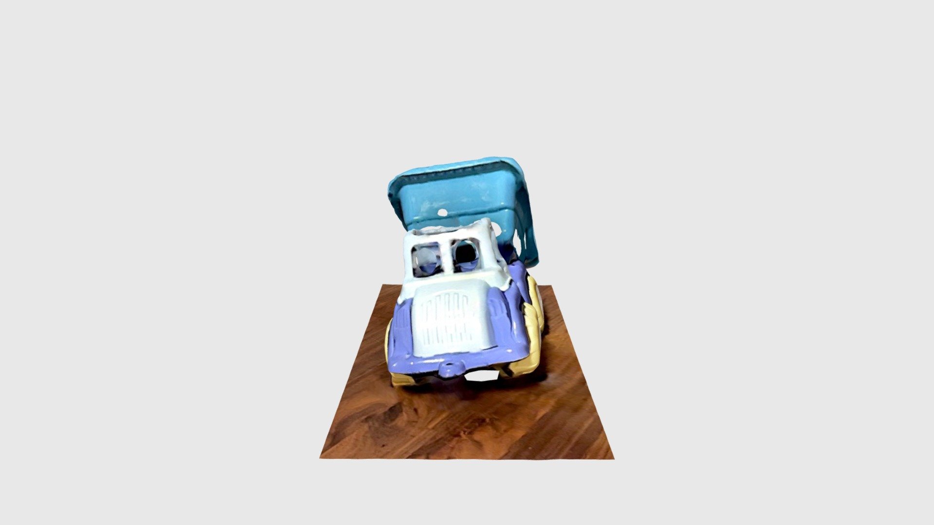 Truck destroyed by my son