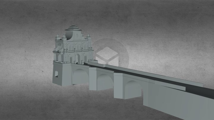 Besancon Arc de Triomphe 3D Model