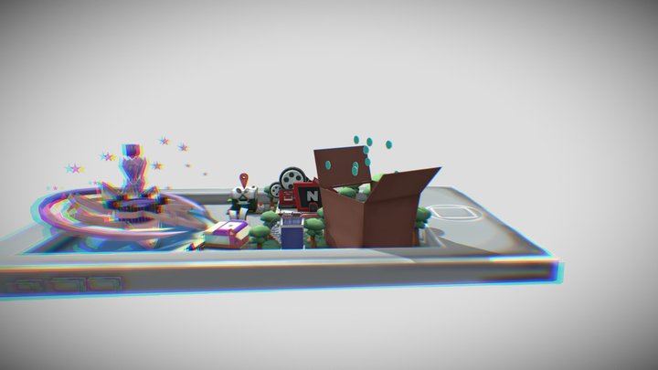 Project Social Media by pure idiots 3D Model