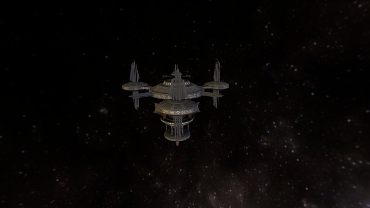 Cardassian Culture Station 3D Model