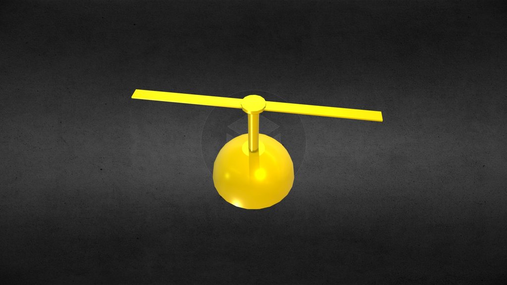 Doraemon Bamboo Copter (Take-copter) – 3D Model
