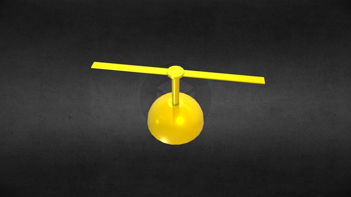 Doraemon Bamboo Copter (Take-copter) – 3D Model 3D Model
