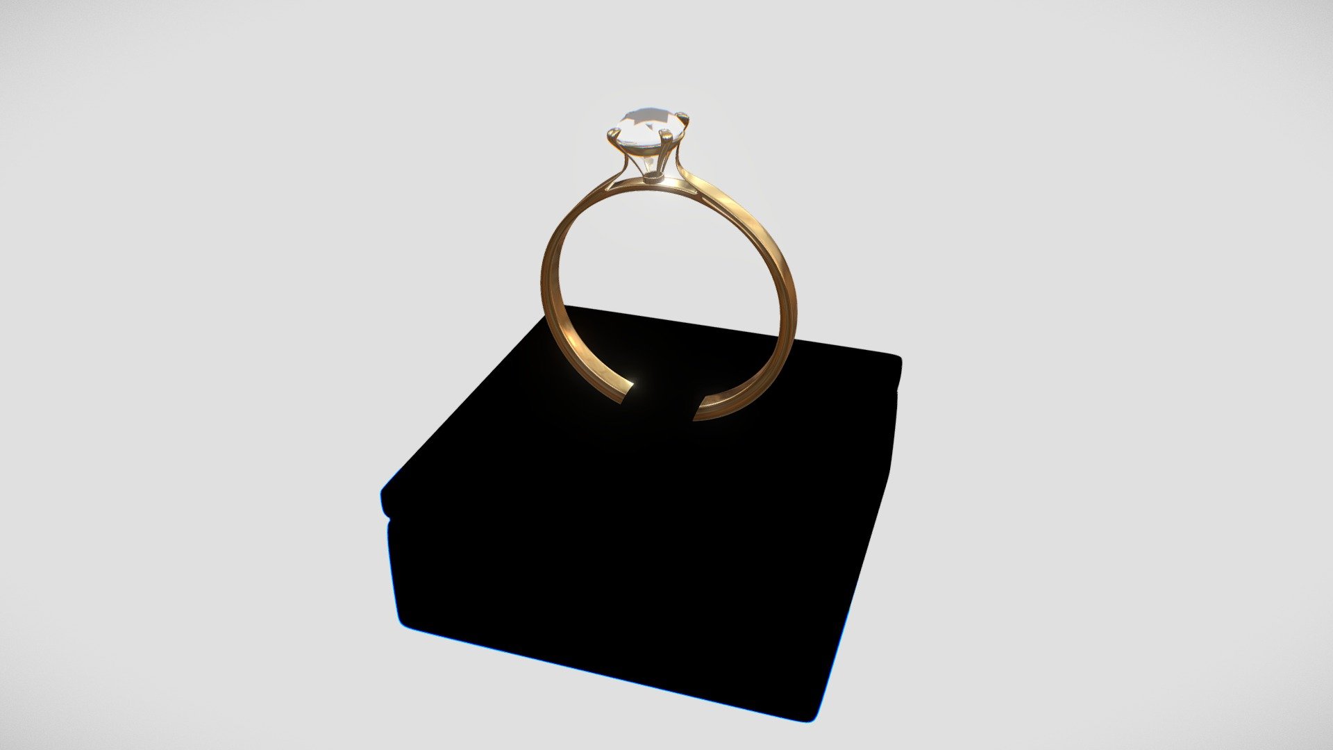 Diamond Ring - With refraction
