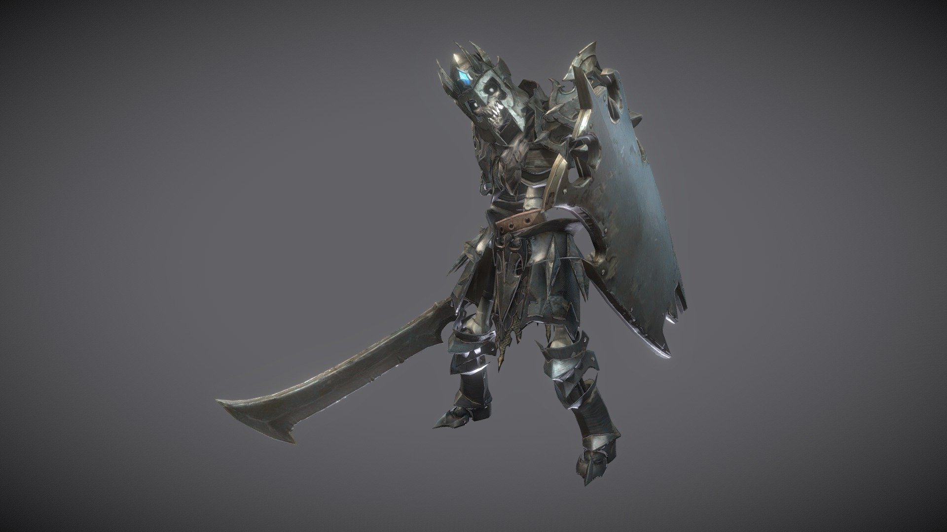 Skeleton warrior (^_^) - 3D model by Snark (@snarkstore) [c7bac5a ...