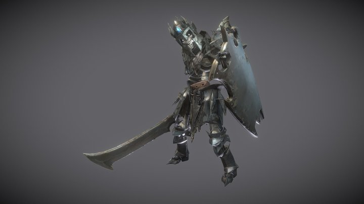 Skeleton warrior (^_^) 3D Model