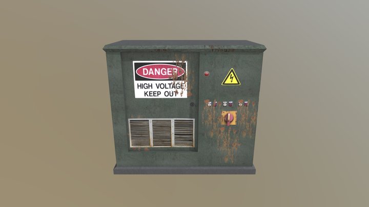 Electric Box 3D Model