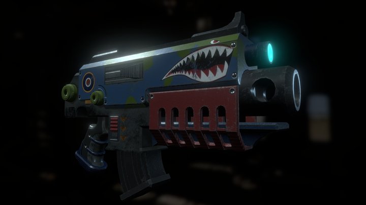 Bolter (Spitfire Paint Job) 3D Model