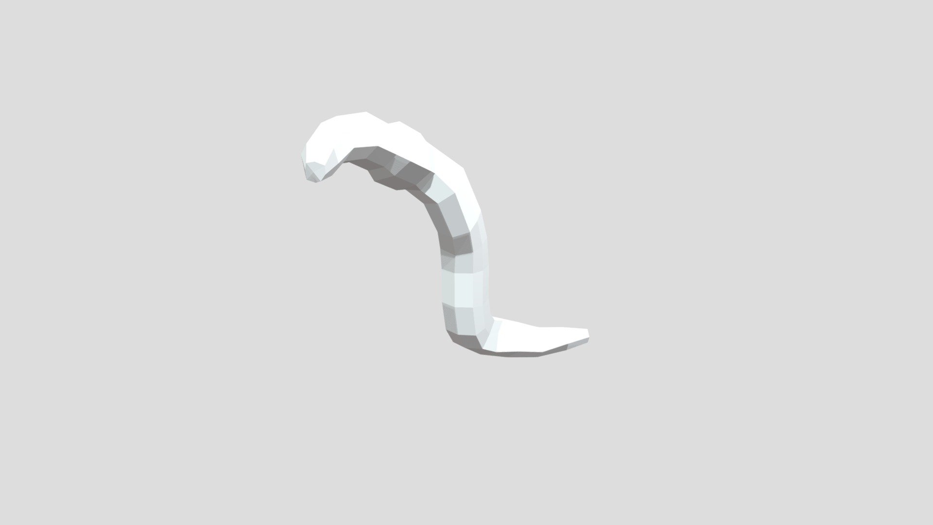 Low Poly Earthworm