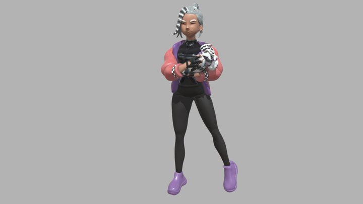 Pokemon Trainer 3D Model