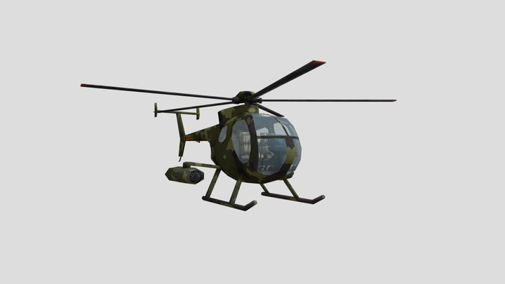 Вертолет из ПНСТ 3D Model