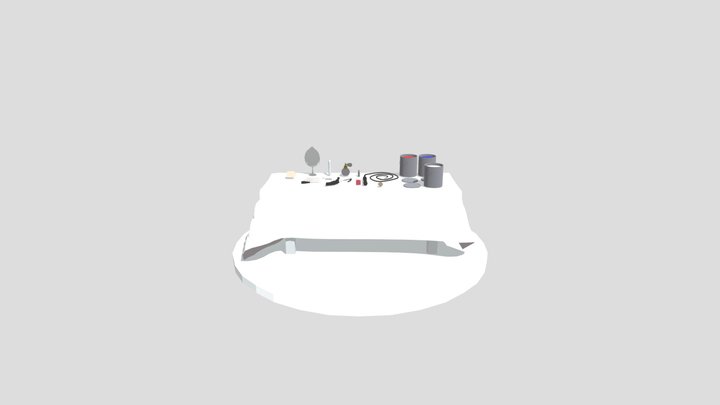 Ritmo 0 [Mesa de 16 objetos] 3D Model