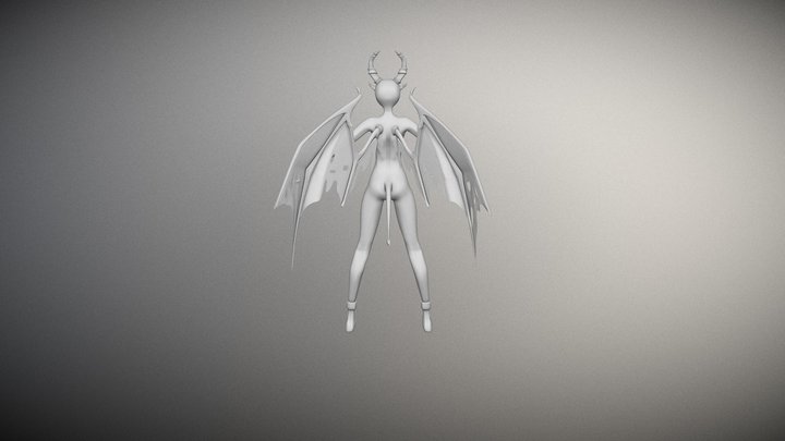 Female Demon Test 3D Model