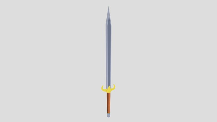Medieval sword 3D Model