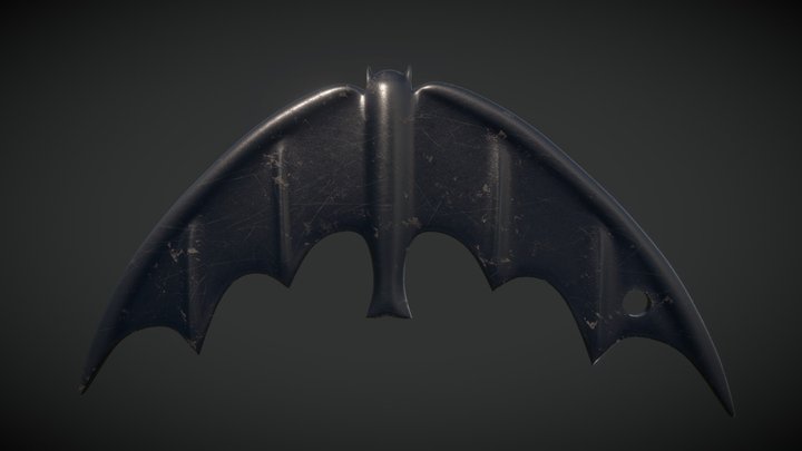 Batman '66 Batarang 3D Model
