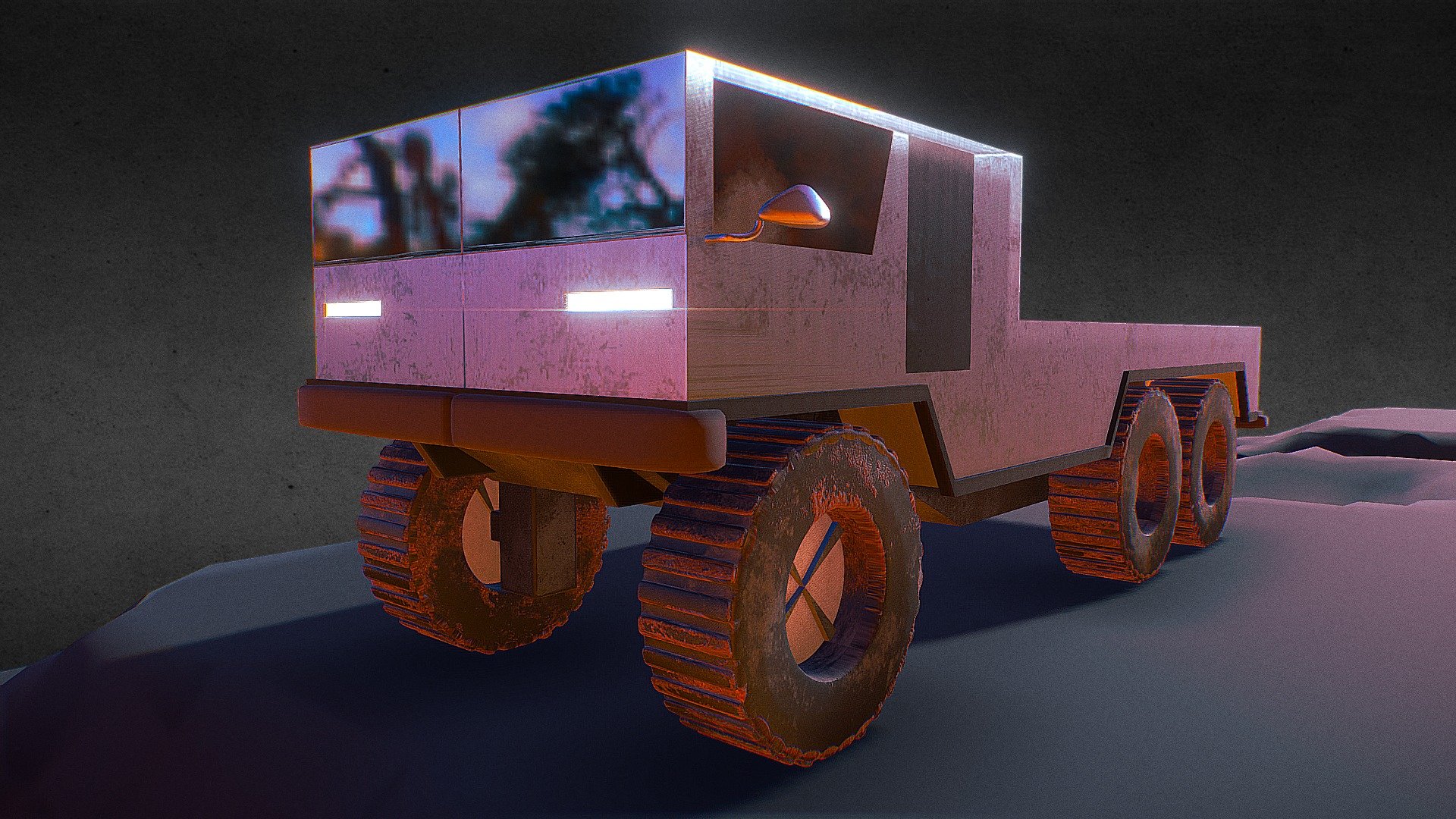 Cyber truck - Utility vehicle - Download Free 3D model by NDesigns ...