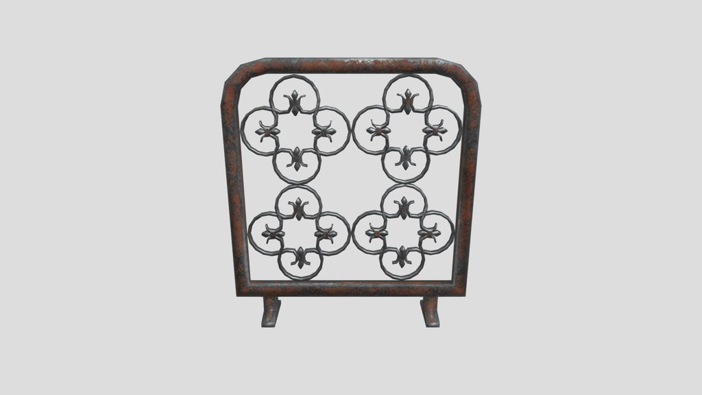 Fireplace Iron Fire Guard